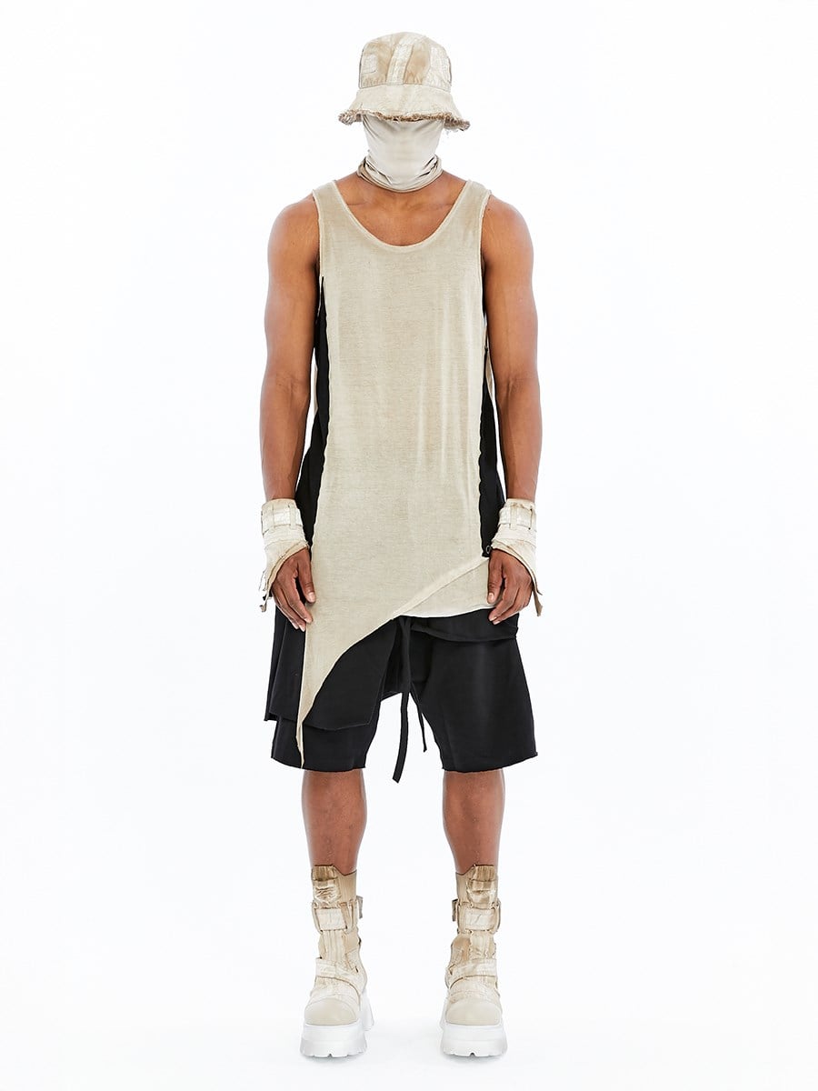 ASYMMETRIC TANK TOP