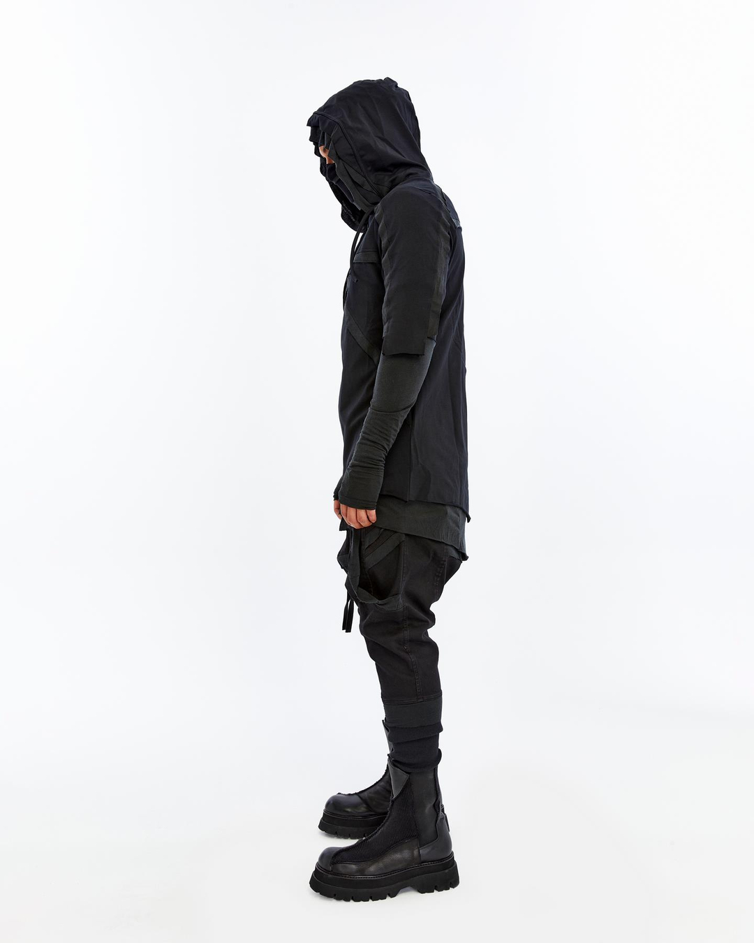 DOUBLE LAYER HOODED