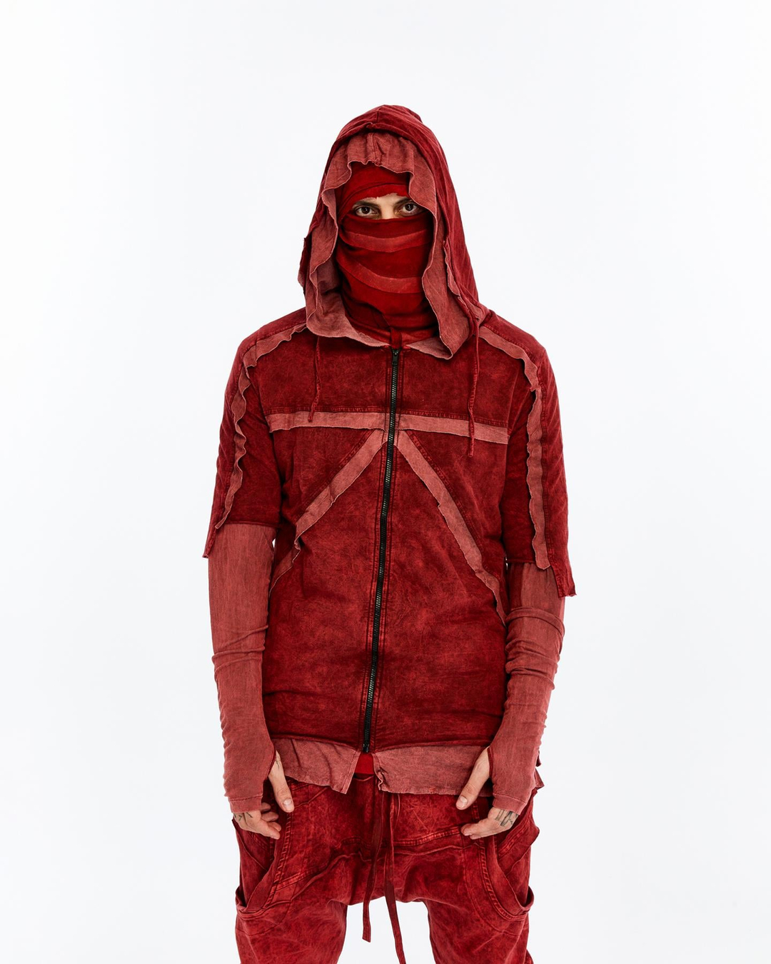 DOUBLE LAYER HOODED