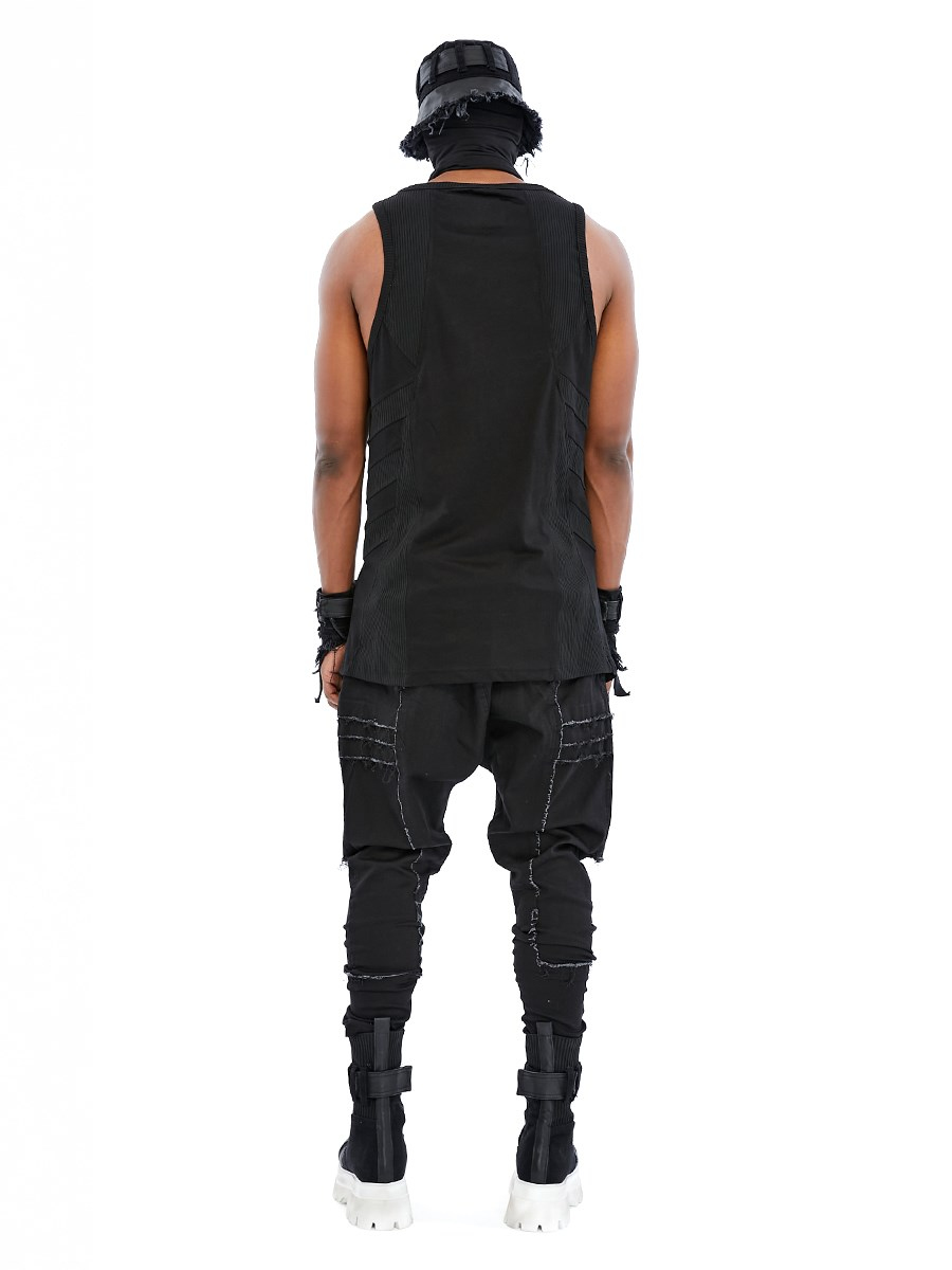 RIBBED PANEL TANK TOP