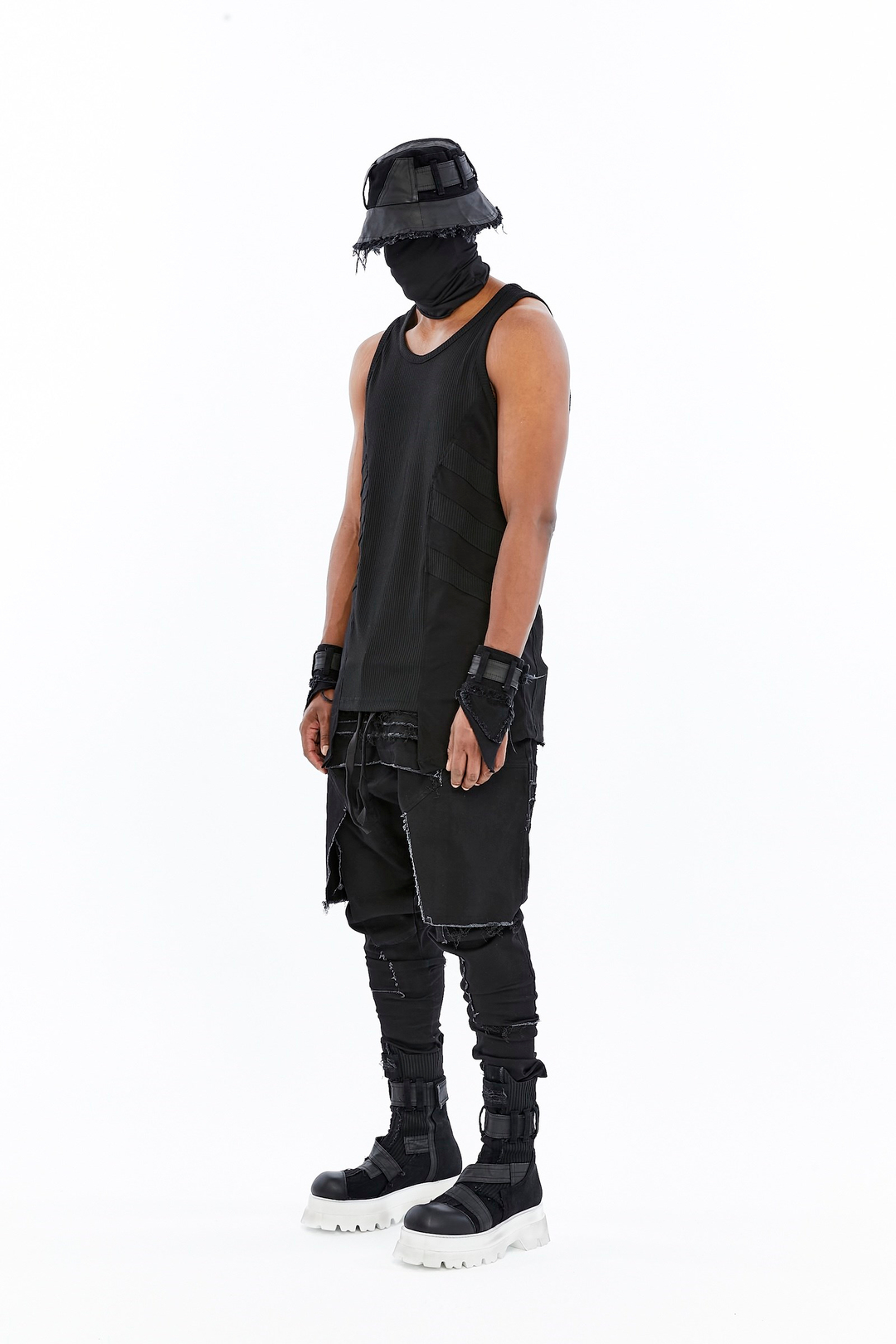 RIBBED PANEL TANK TOP