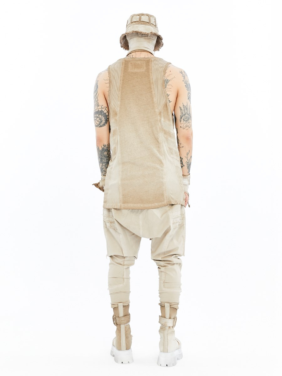 RIBBED PANEL TANK TOP