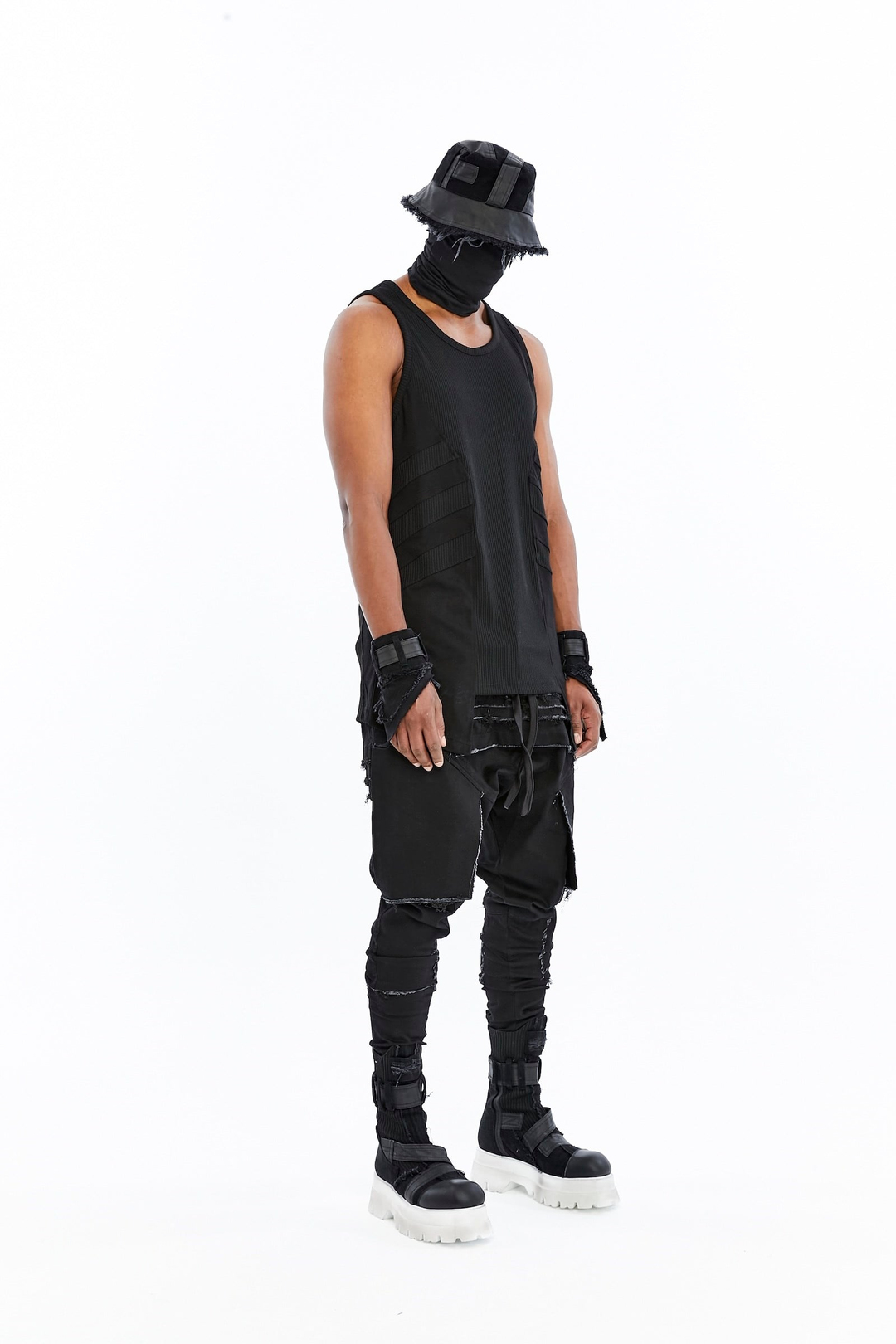 RIBBED PANEL TANK TOP