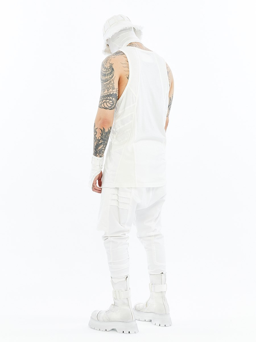 RIBBED PANEL TANK TOP