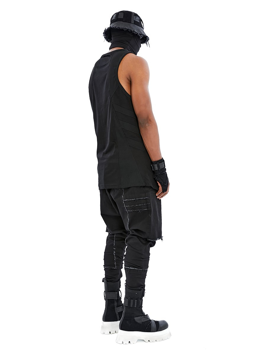 RIBBED PANEL TANK TOP