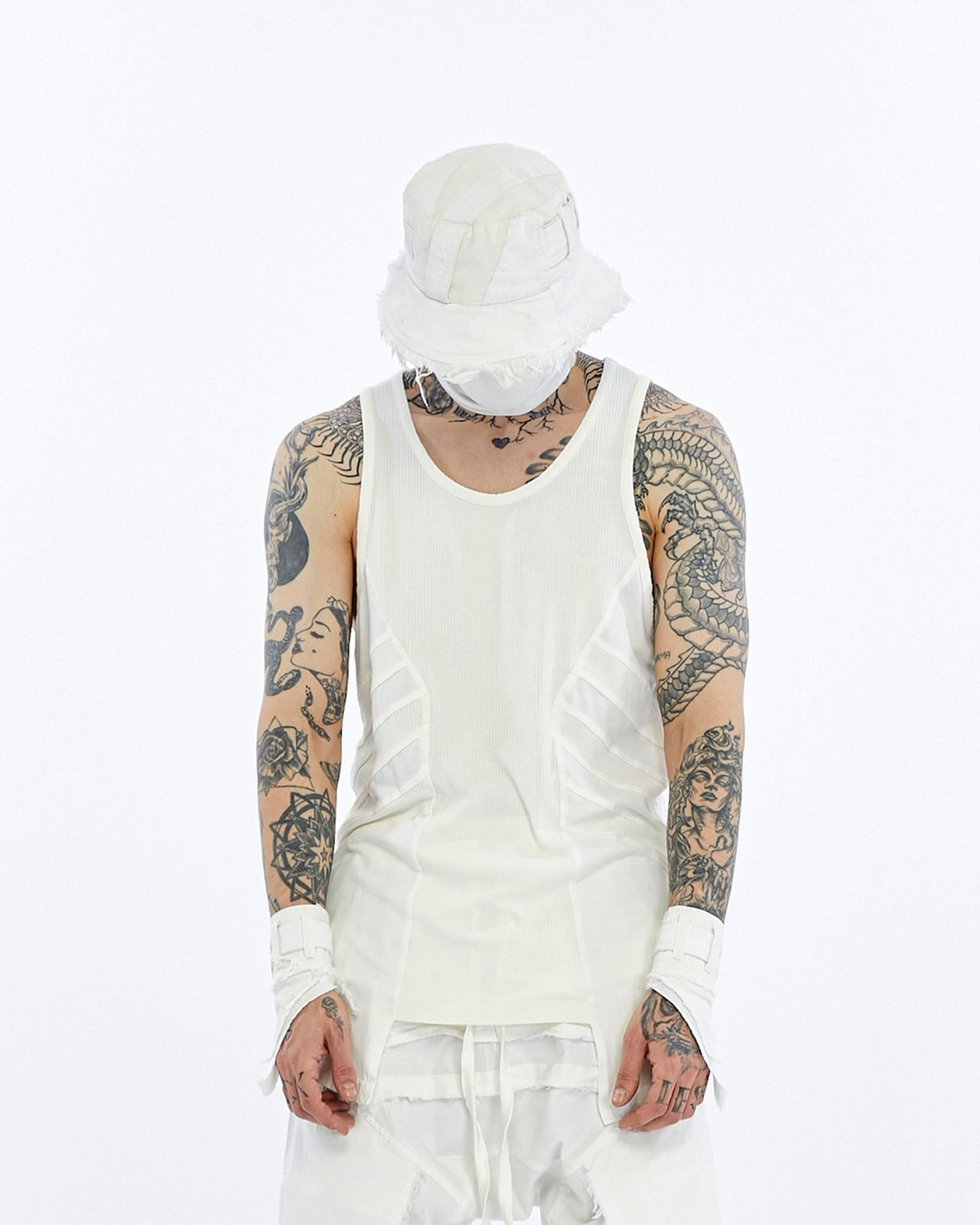 RIBBED PANEL TANK TOP