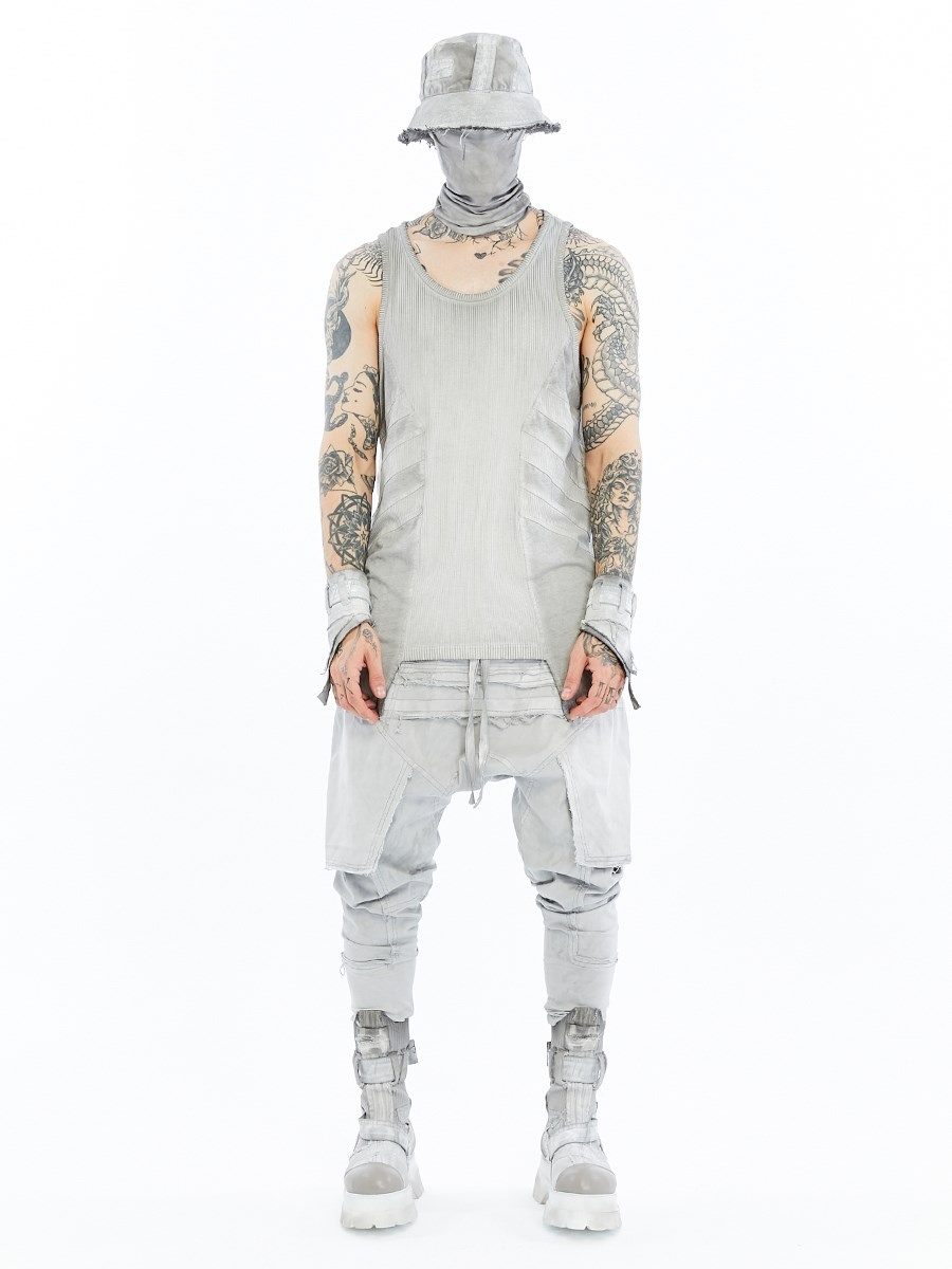 RIBBED PANEL TANK TOP