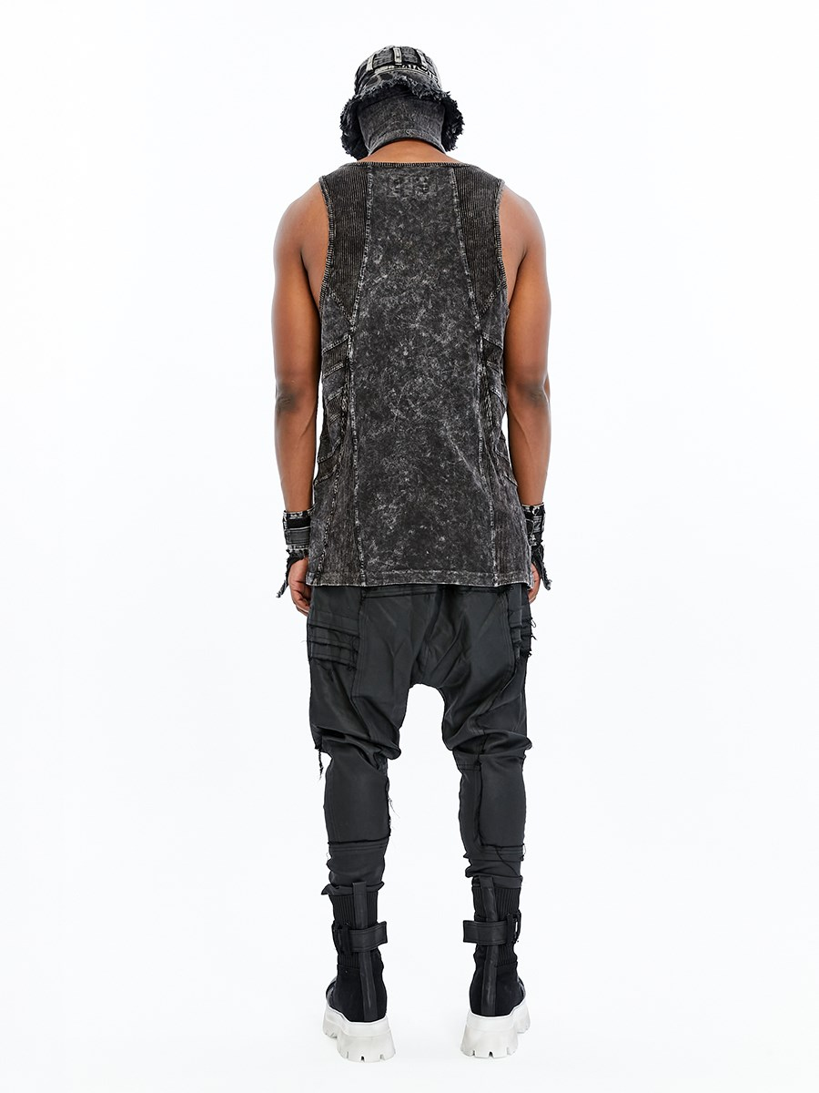 RIBBED PANEL TANK TOP