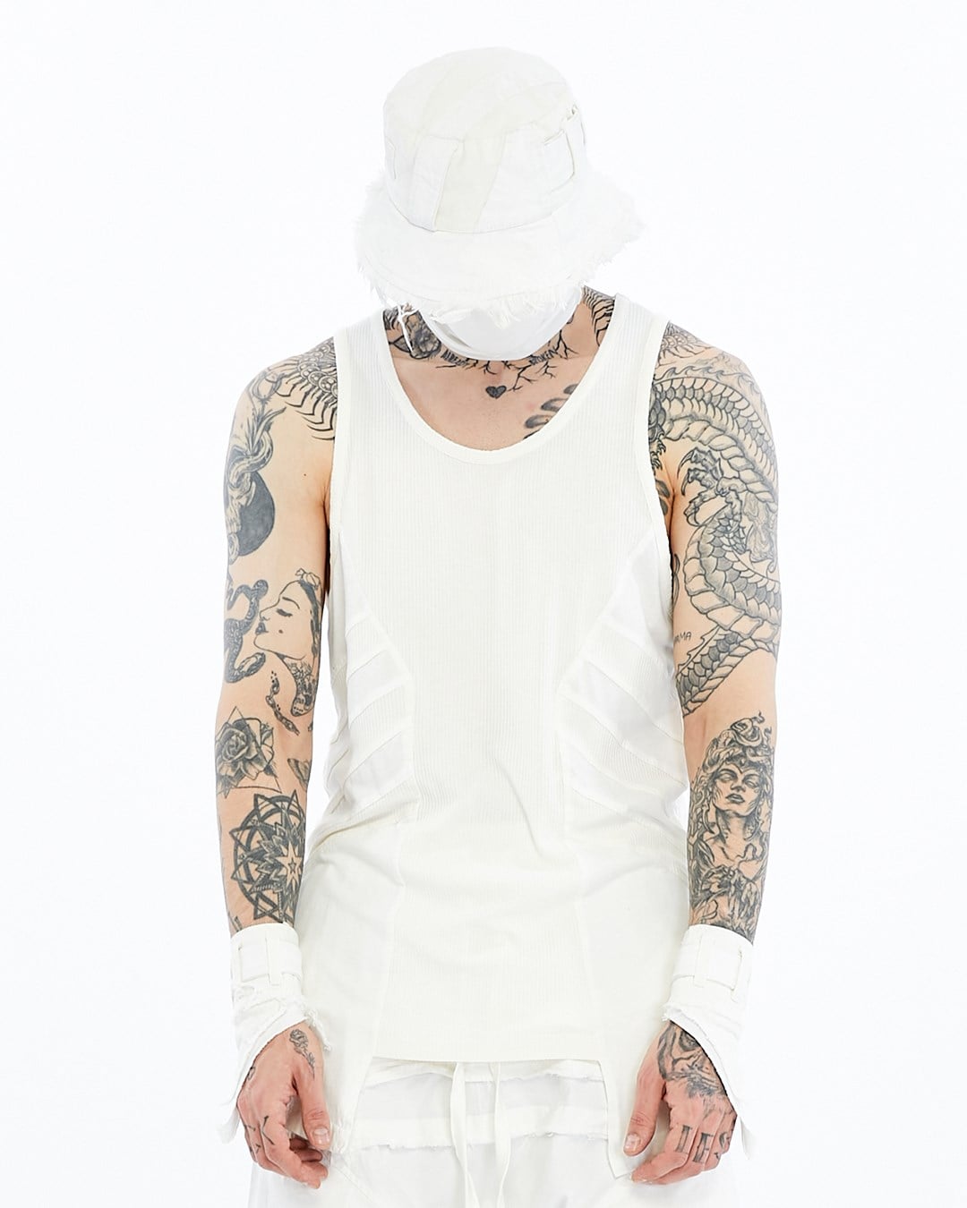 RIBBED PANEL TANK TOP