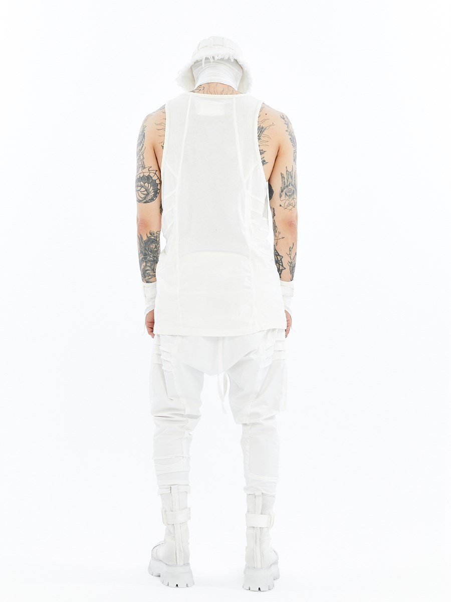 RIBBED PANEL TANK TOP