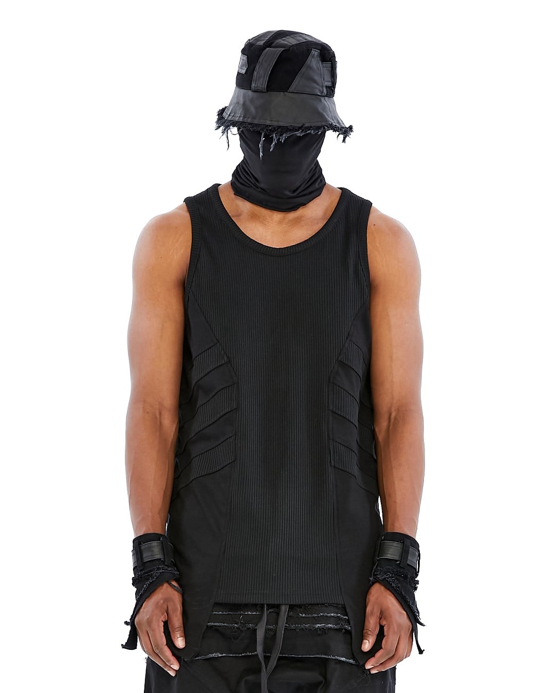 RIBBED PANEL TANK TOP