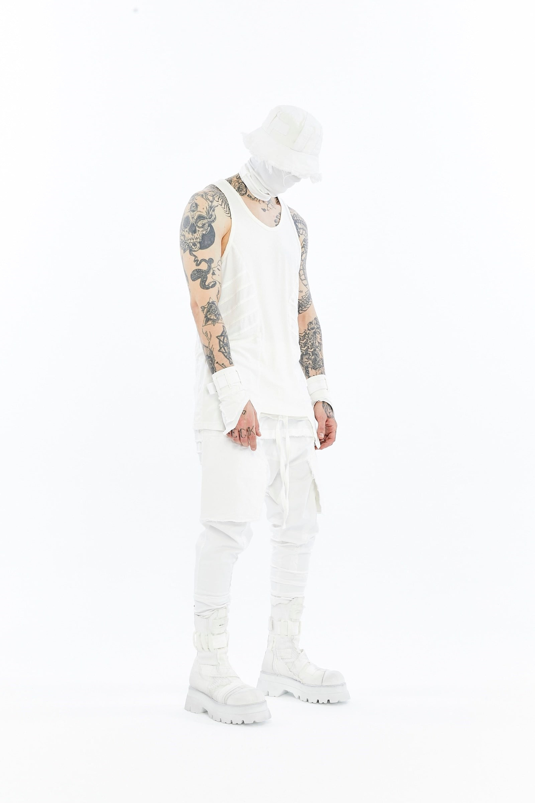 RIBBED PANEL TANK TOP