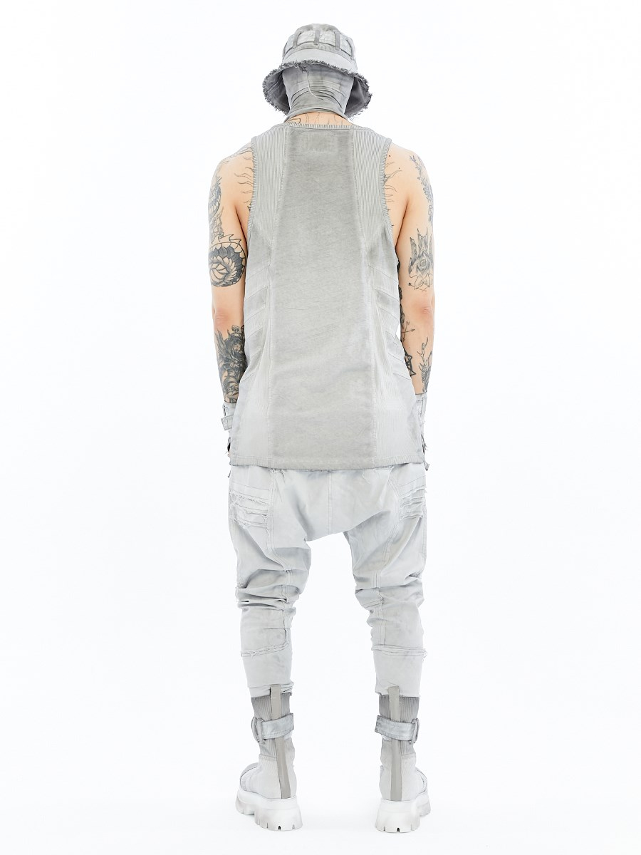RIBBED PANEL TANK TOP