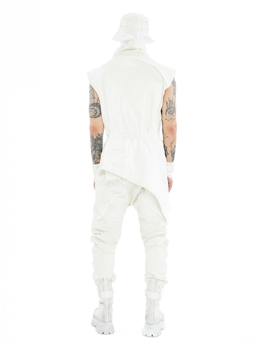 SPLIT ZIP OVERALLS