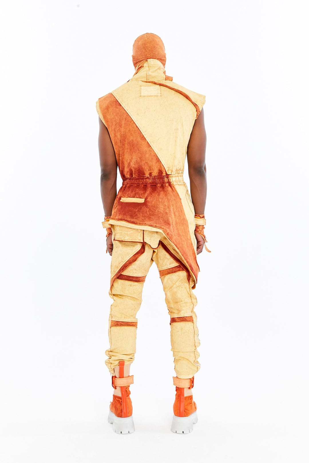 SPLIT ZIP OVERALLS