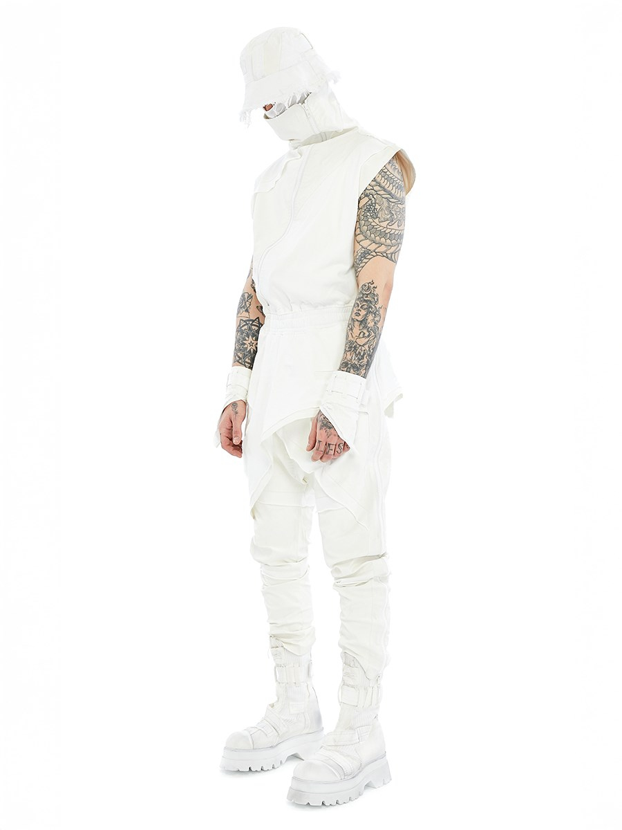 SPLIT ZIP OVERALLS