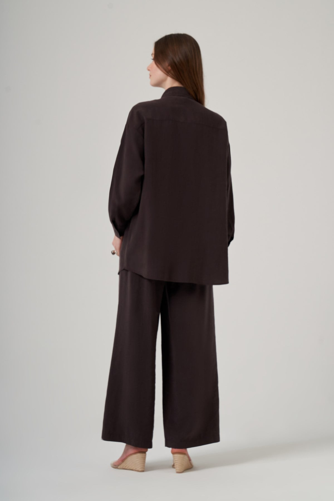 Nuss 1063 Basic Gömlek Takım – Kahve