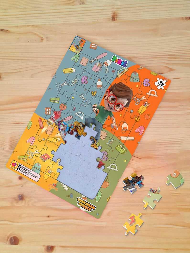 Pırıl Canlanan Puzzle - Deha - Kaykay