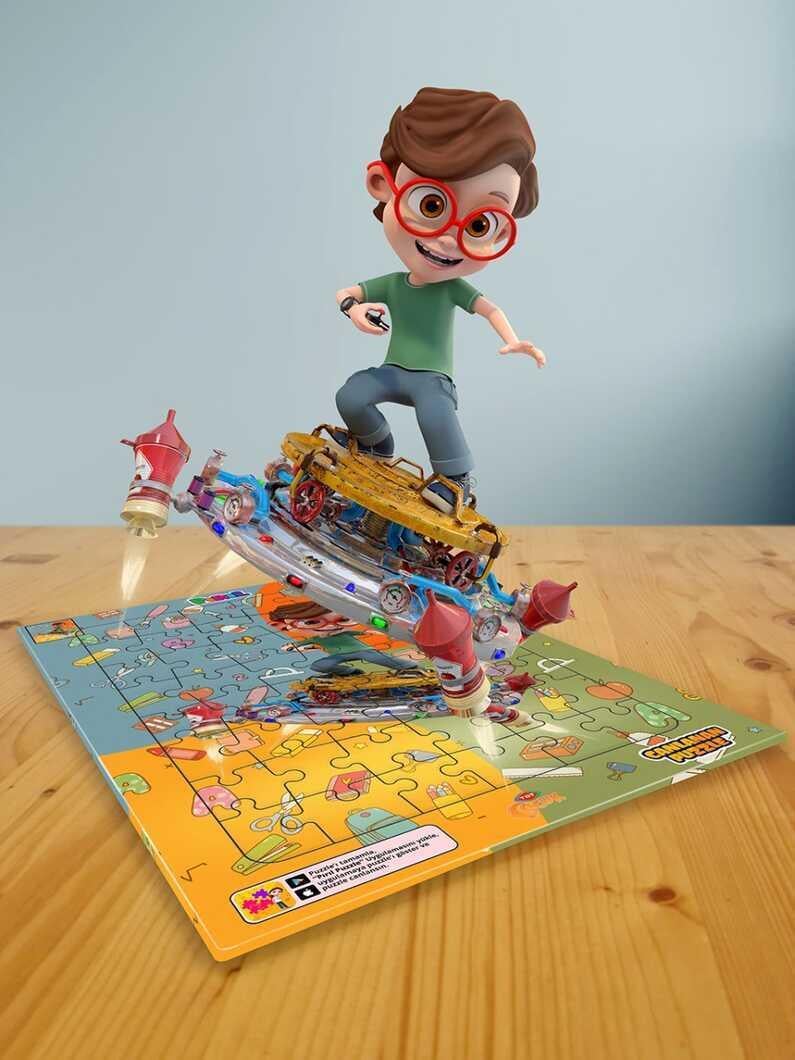 Pırıl Canlanan Puzzle - Deha - Kaykay
