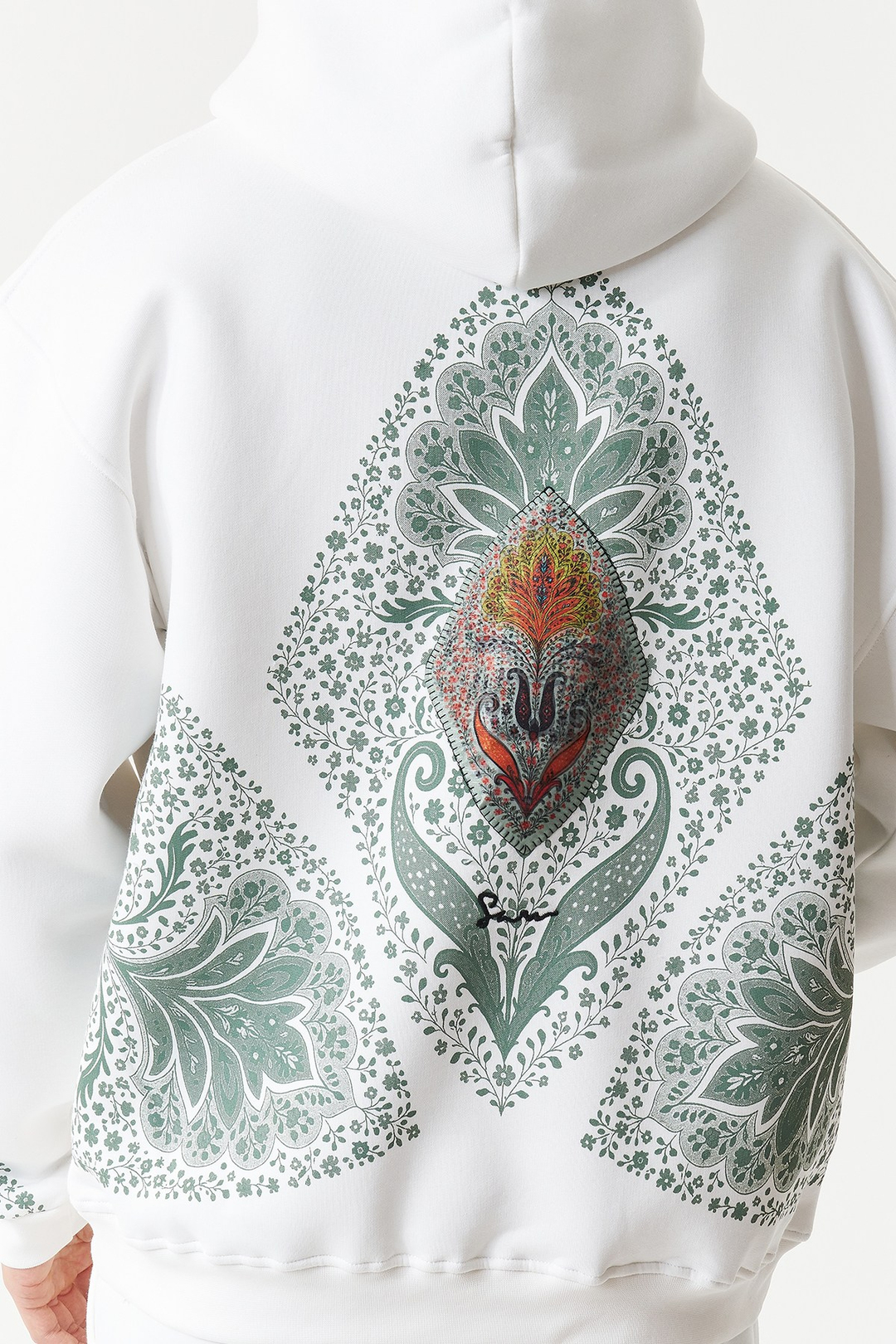 Anatolia Oversize Erkek Sweatshirt Ekru