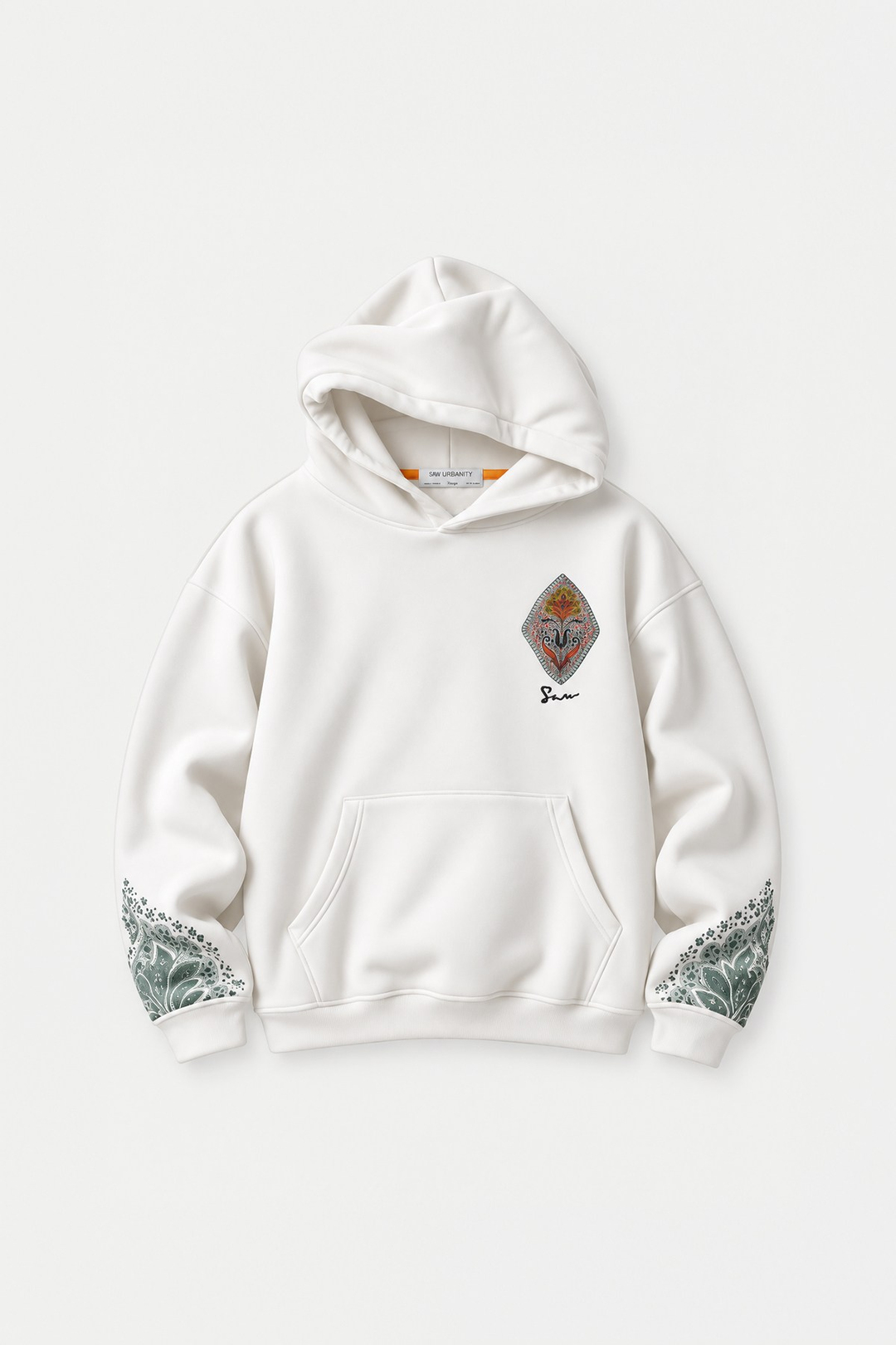 Anatolia Oversize Erkek Sweatshirt Ekru