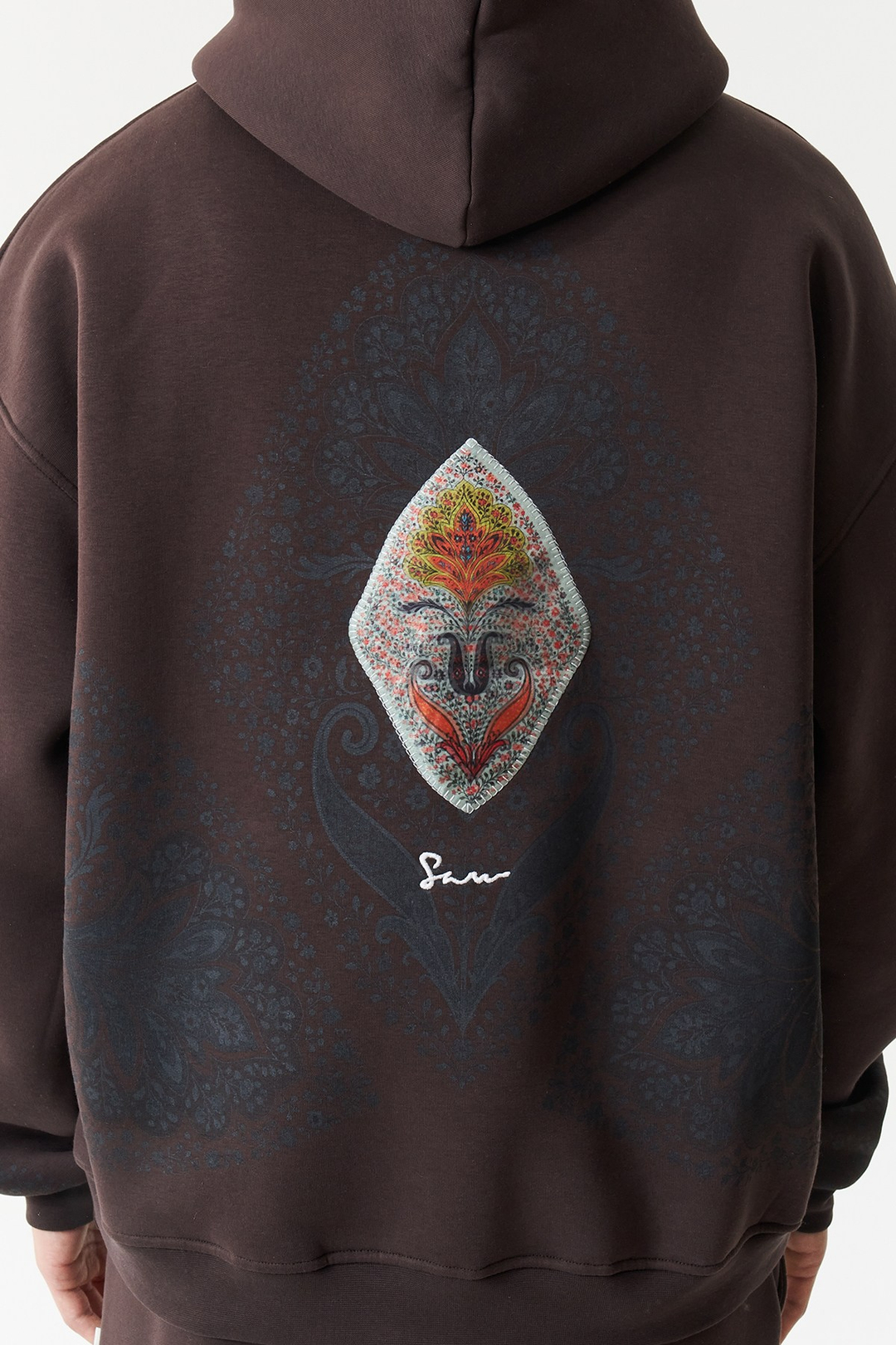 Anatolia Oversize Erkek Sweatshirt Kahverengi