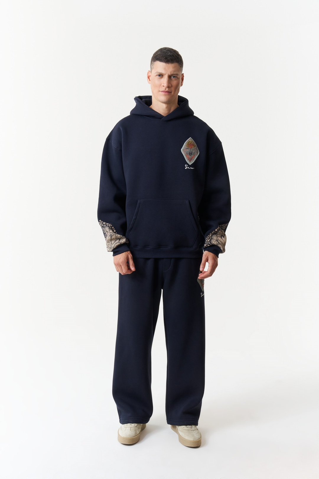 Anatolia Oversize Erkek Sweatshirt Lacivert
