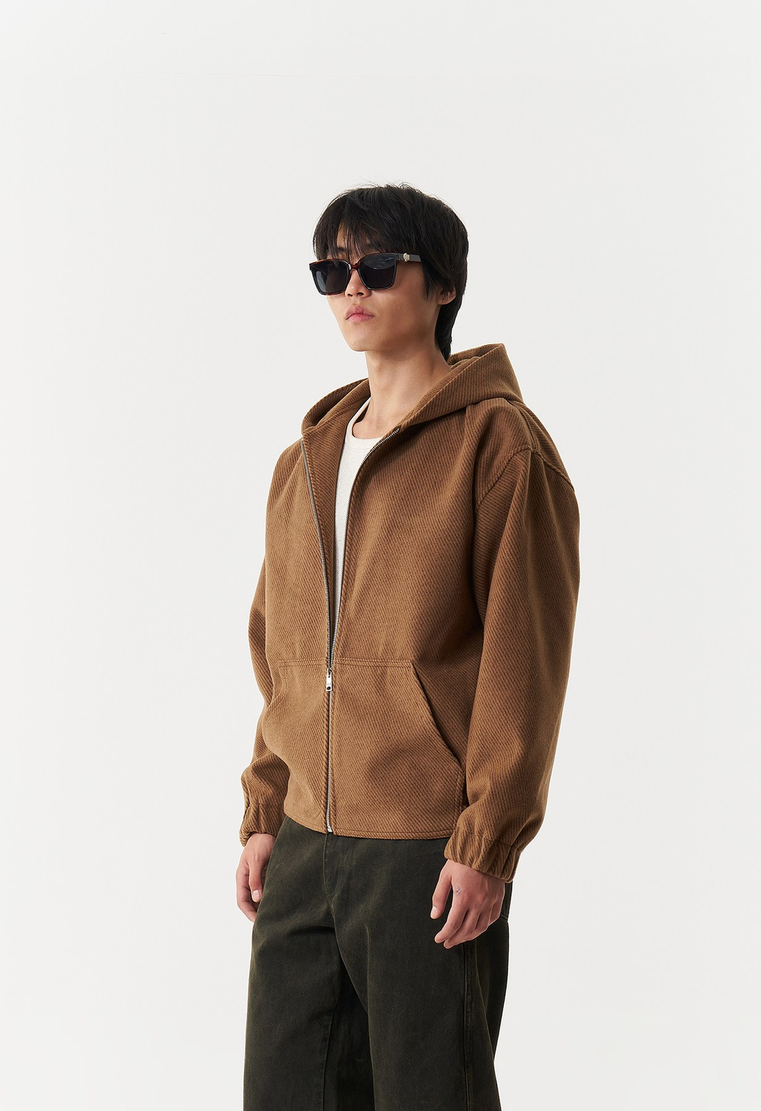 Arctic Structure Oversize Erkek Ceket Kahverengi