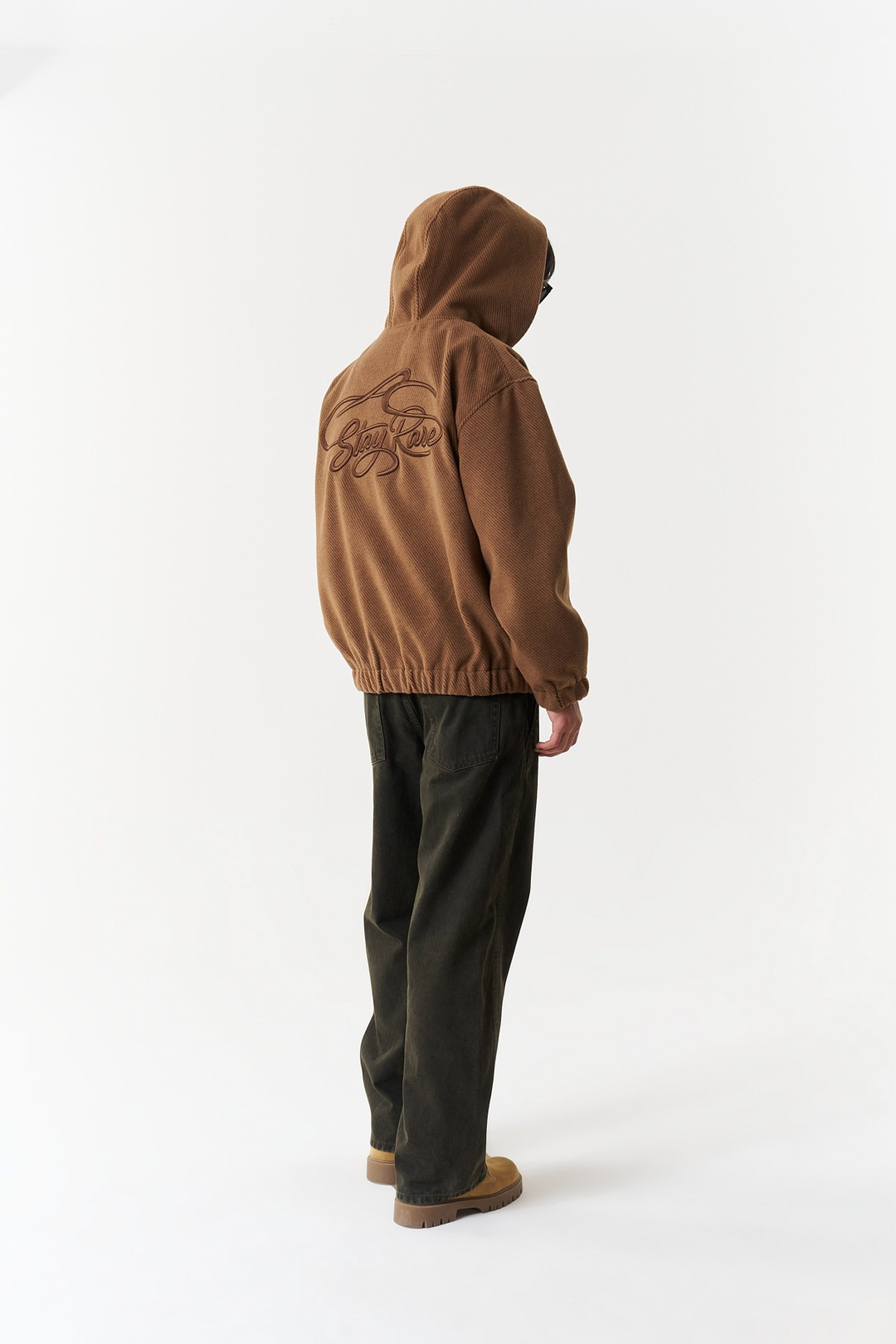Arctic Structure Oversize Erkek Ceket Kahverengi