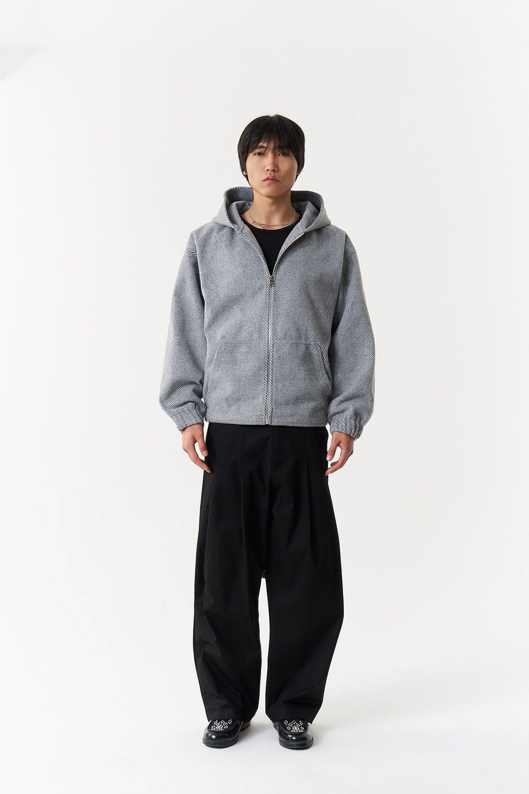 Arctic Structure Oversize Erkek Ceket Gri