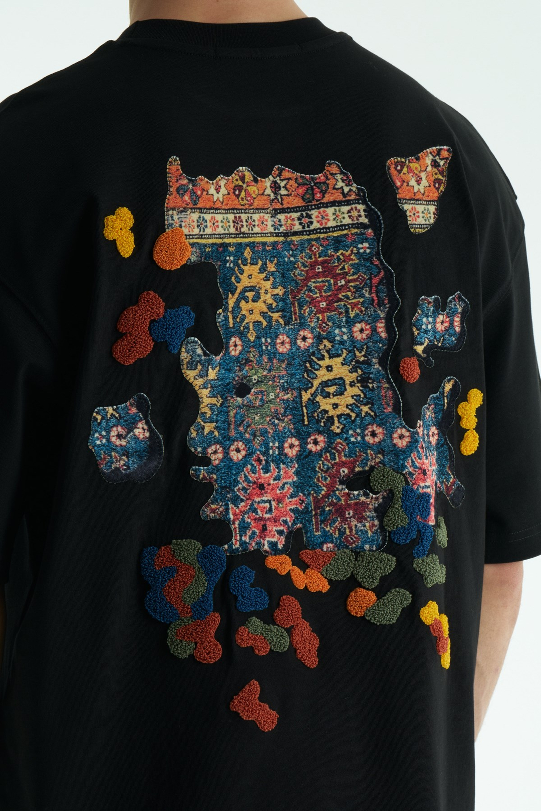 Authentic Oversize Erkek Tişört Siyah