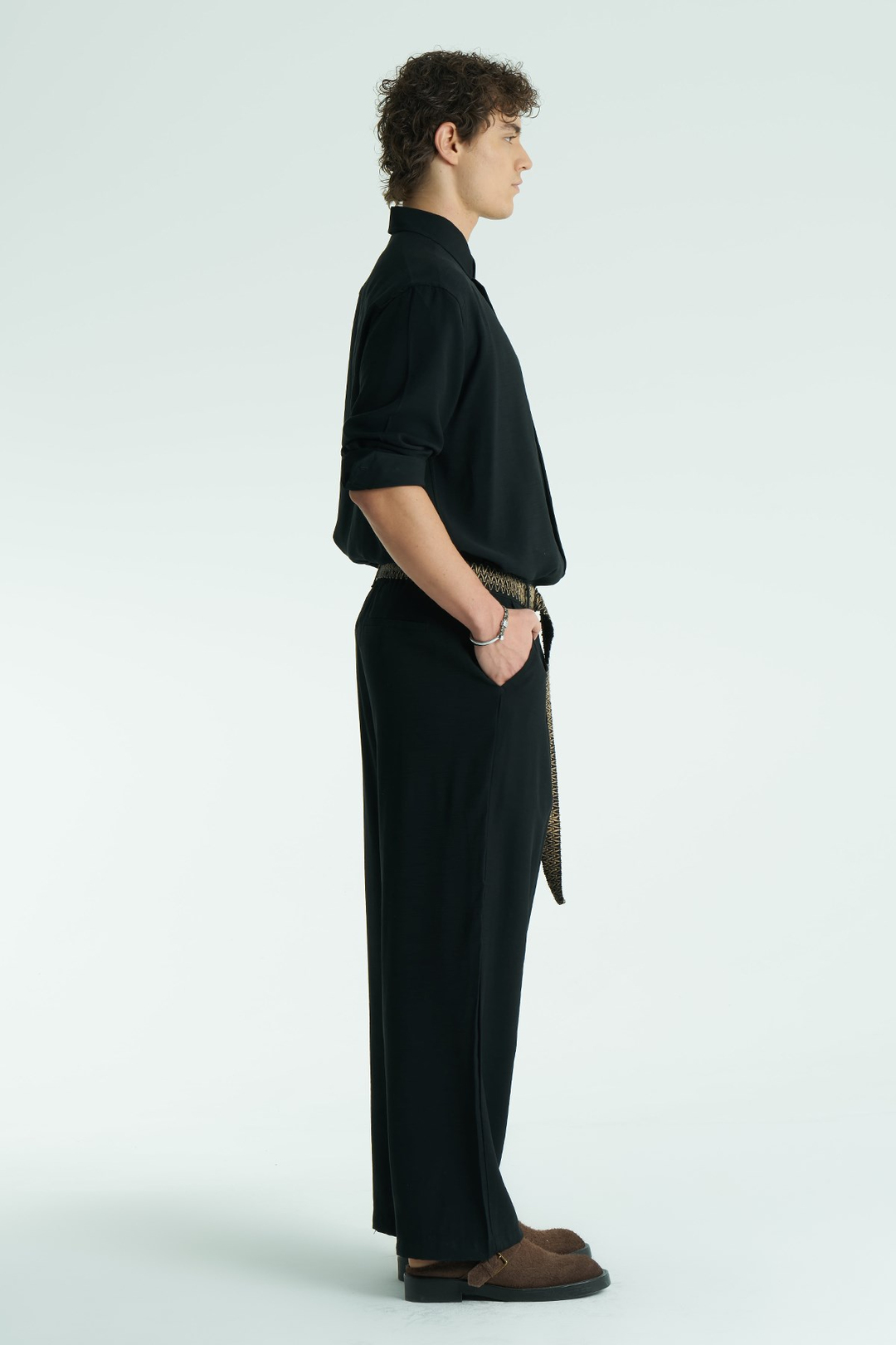 Base Relaxed Fit Erkek Pantolon Siyah