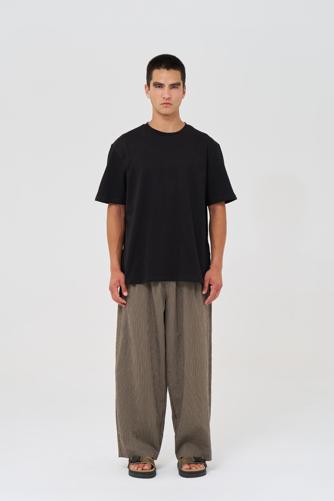 Basic Regular Fit Tişört Erkek /02 Siyah