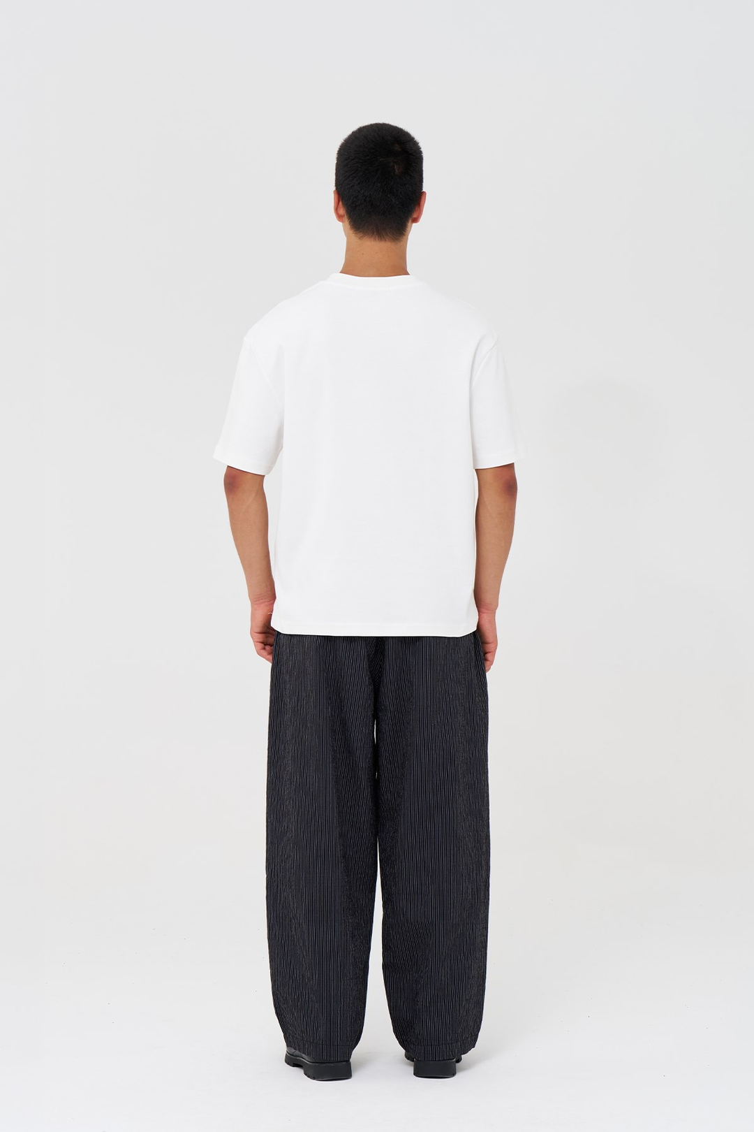 Basic Relaxed Fit Tişört Erkek /03 Ekru