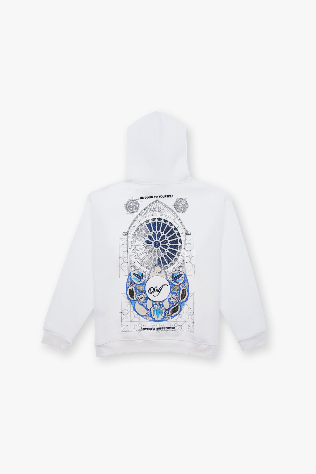 Be Good To Yourself Oversize Sweatshirt Erkek Ekru