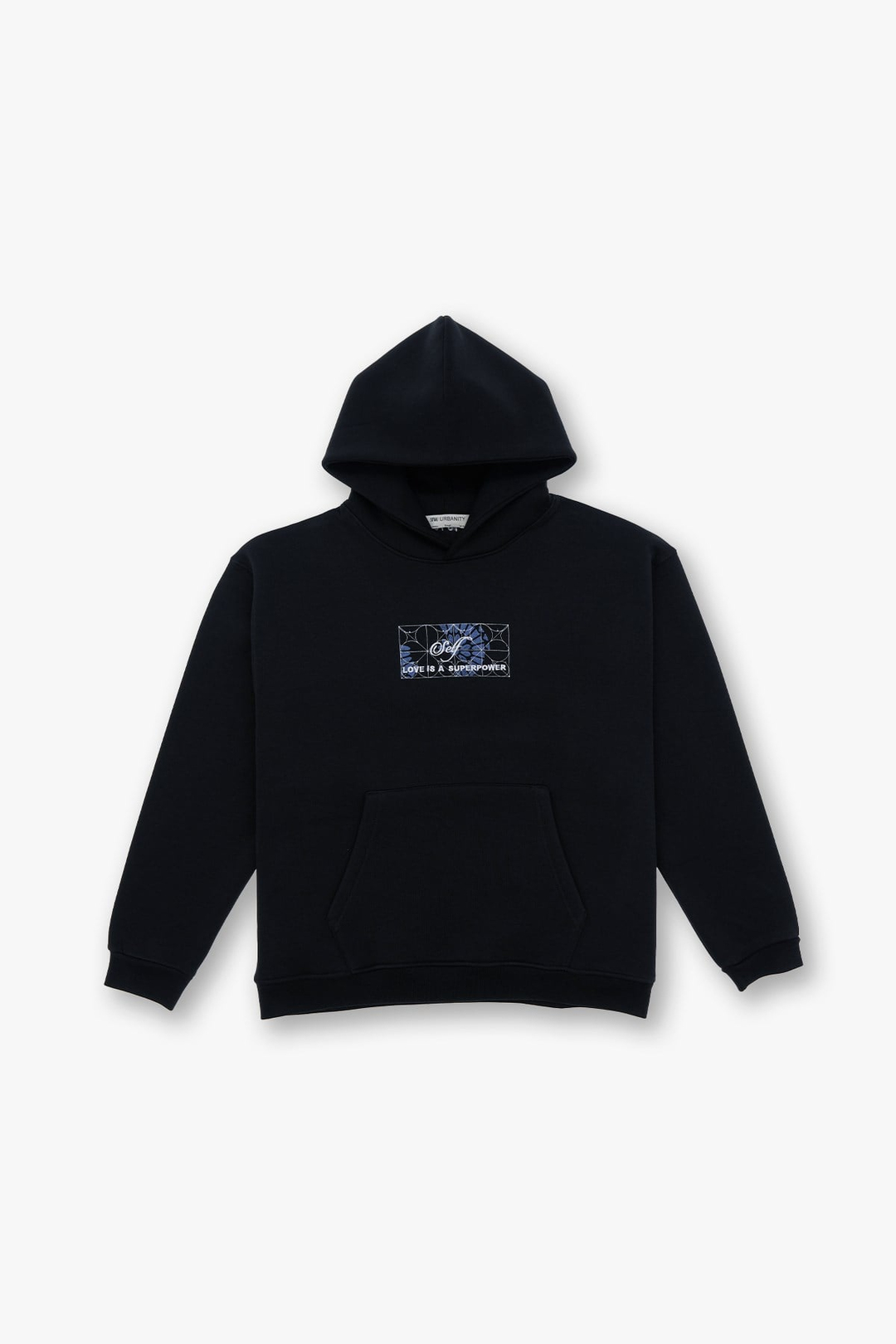 Be Good To Yourself Oversize Sweatshirt Kadın Siyah