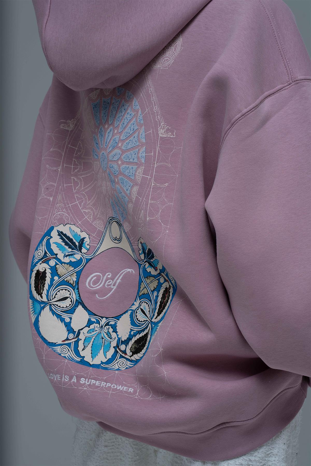 Be Good To Yourself Oversize Sweatshirt Kadın Pembe
