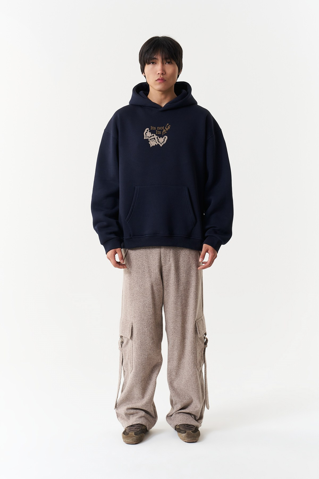 Beyond the Self Oversize Erkek Sweatshirt Lacivert