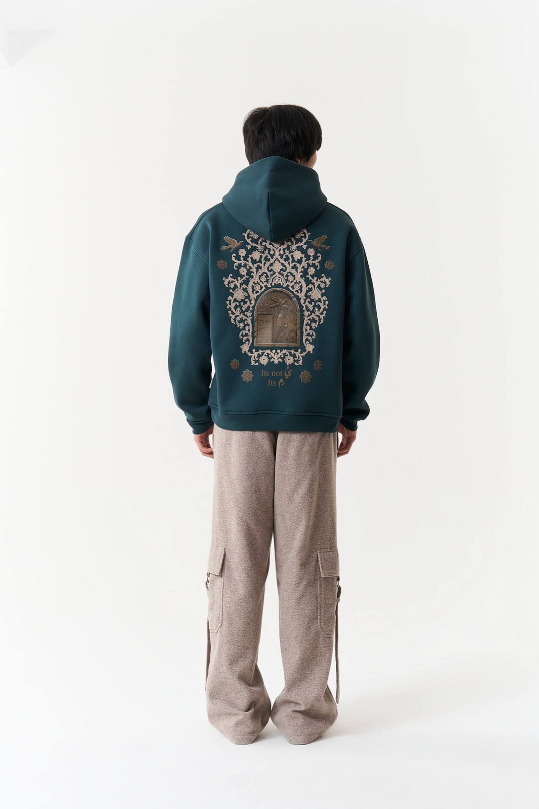 Beyond the Self Oversize Erkek Sweatshirt Forest Yeşili