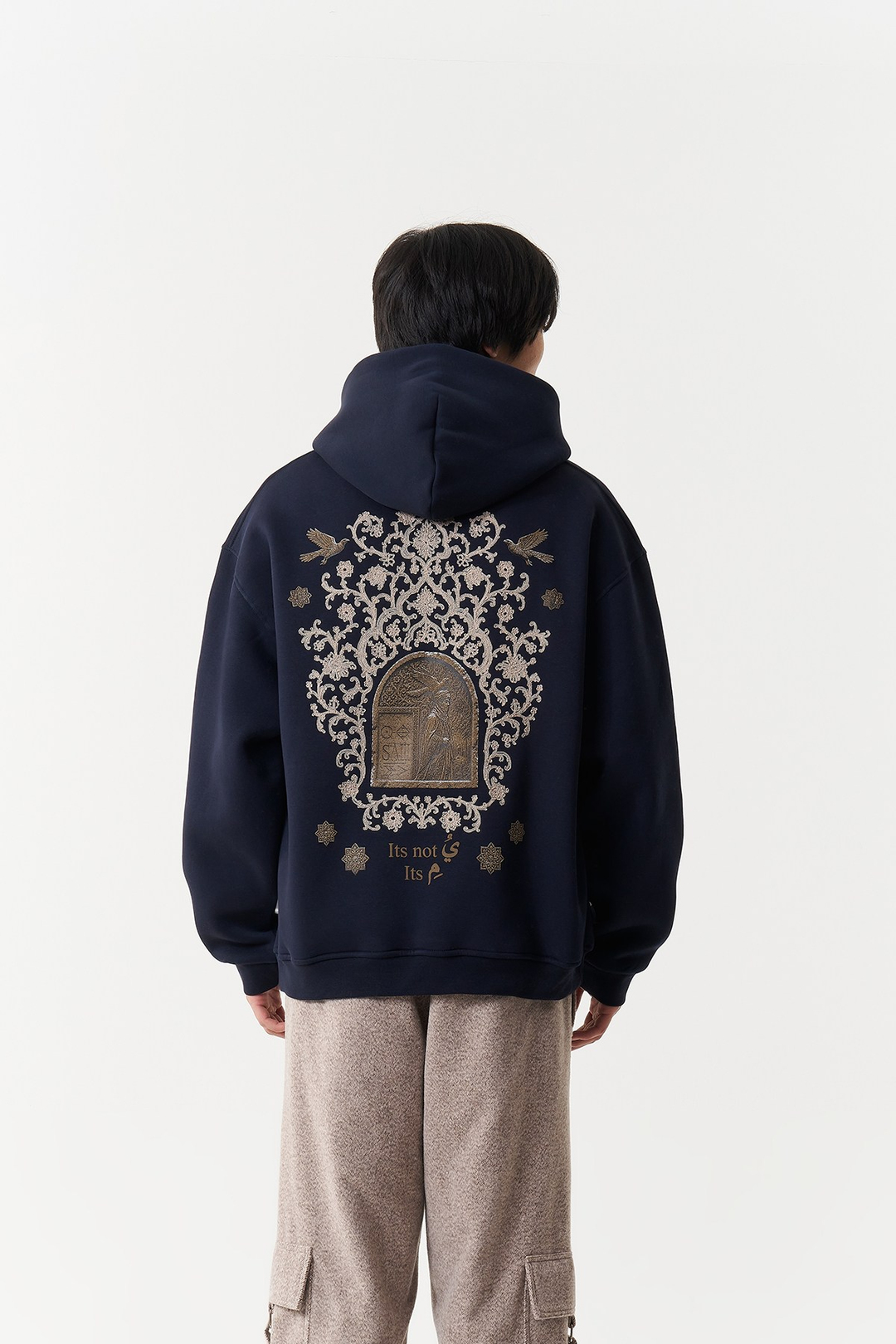 Beyond the Self Oversize Erkek Sweatshirt Lacivert