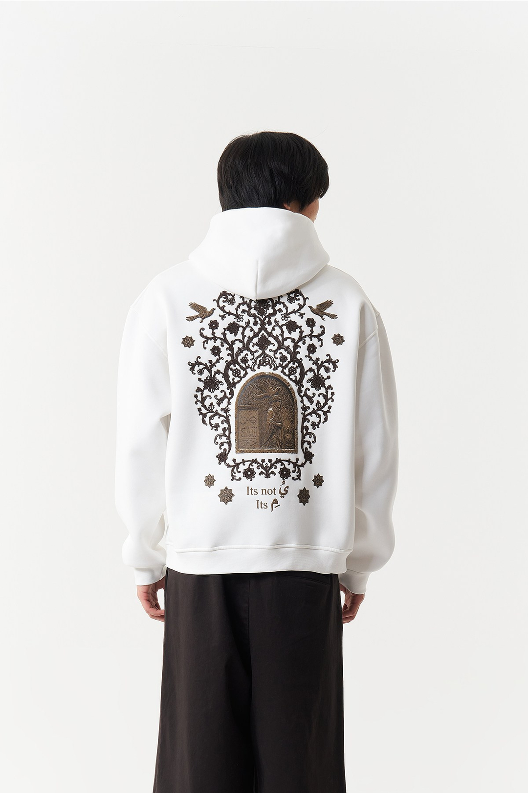 Beyond the Self Oversize Erkek Sweatshirt Ekru