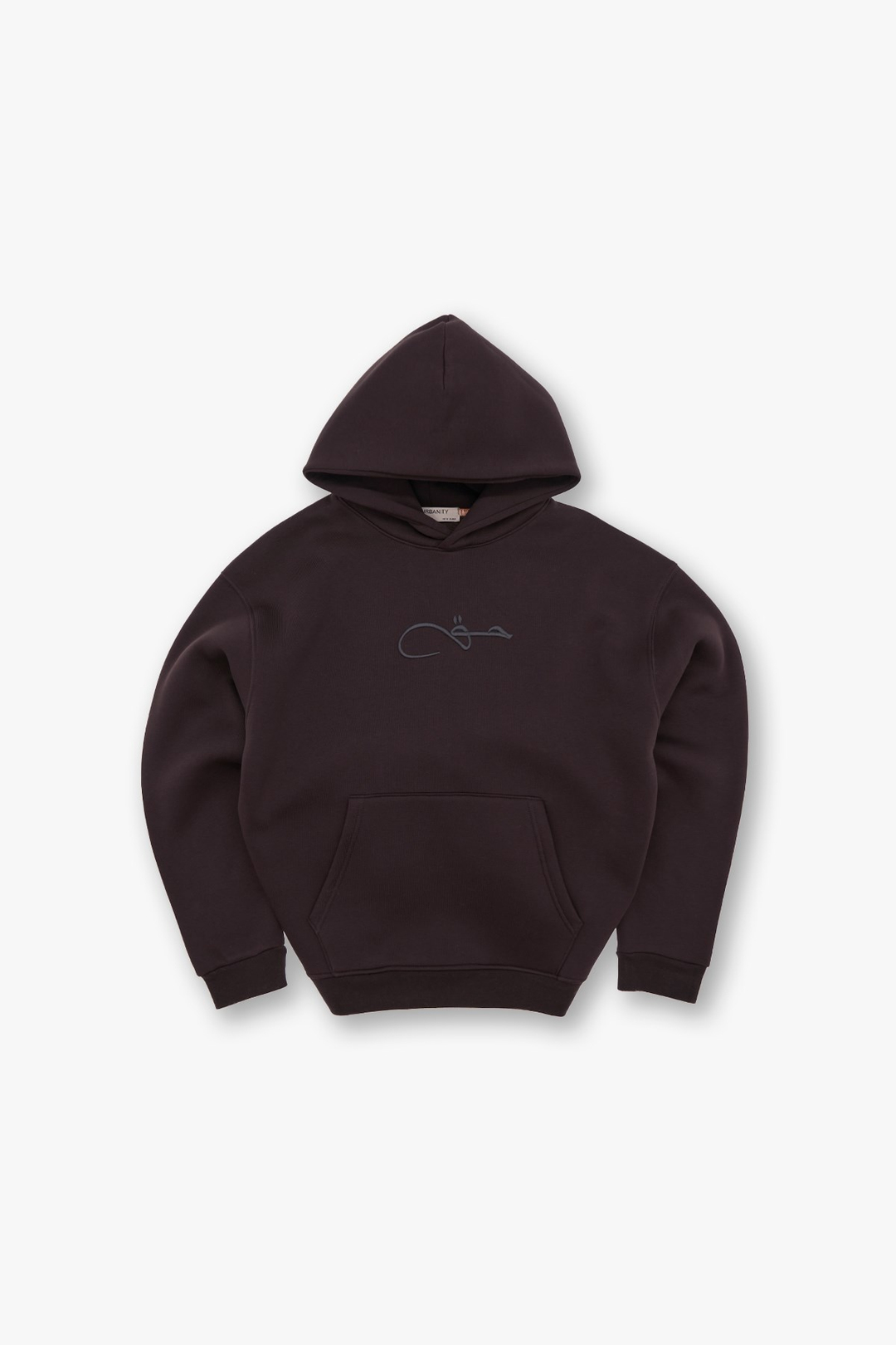 Calligraphy Carpet Oversize Sweatshirt Kadın Kahverengi