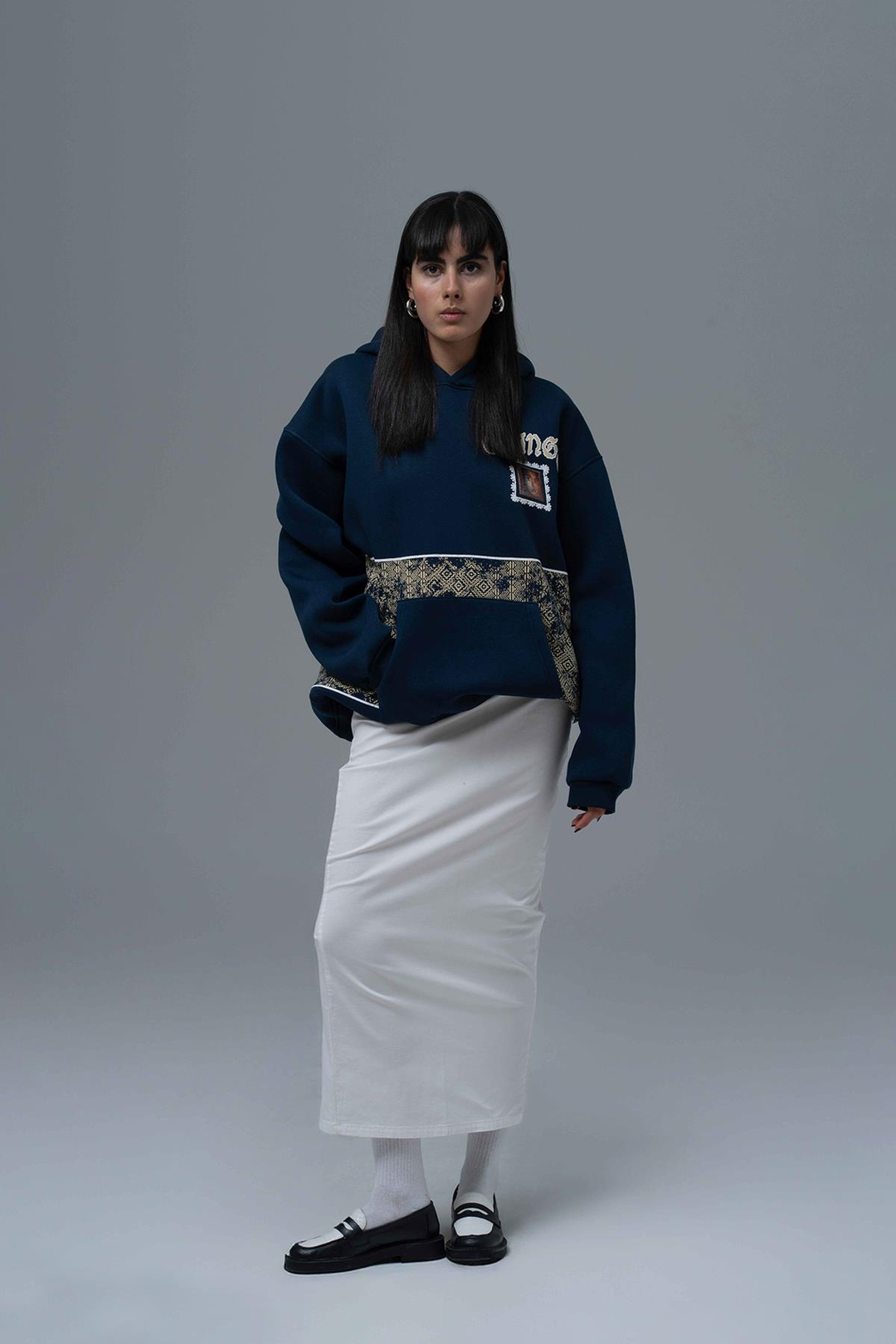 Change Oversize Sweatshirt Kadın İndigo