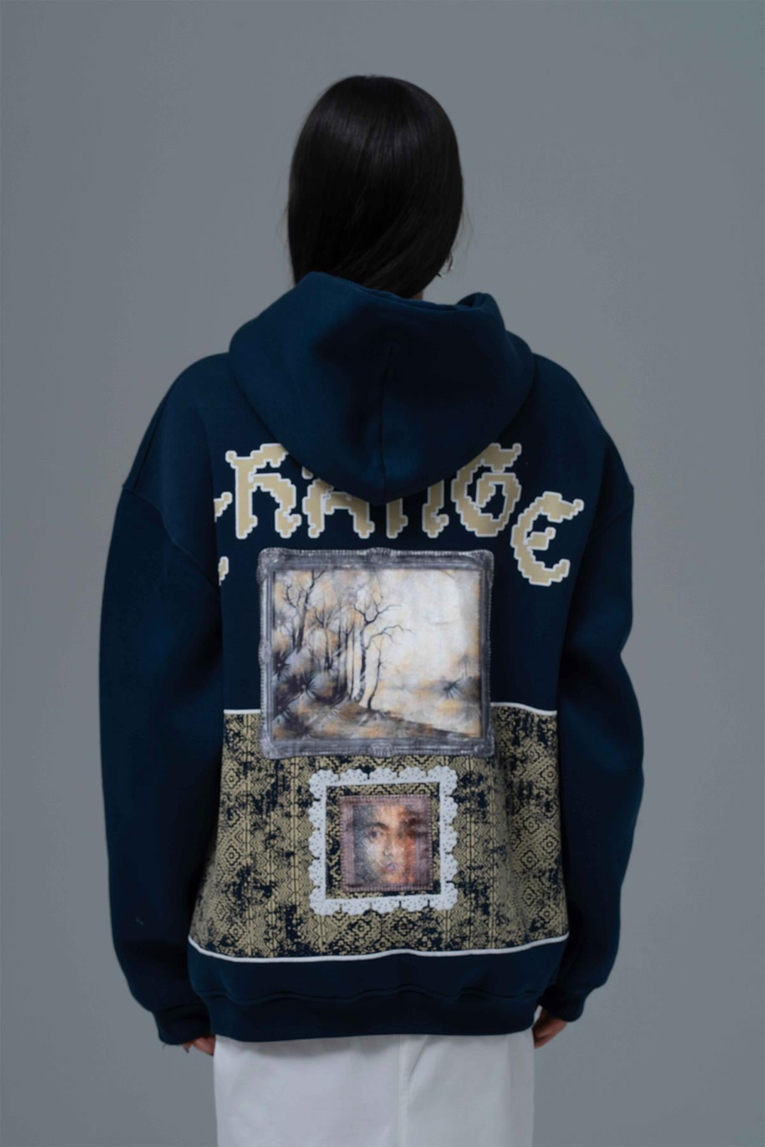 Change Oversize Sweatshirt Kadın İndigo