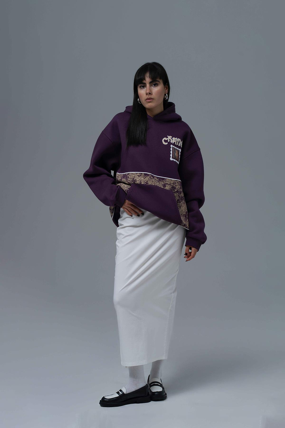 Change Oversize Sweatshirt Kadın Mor