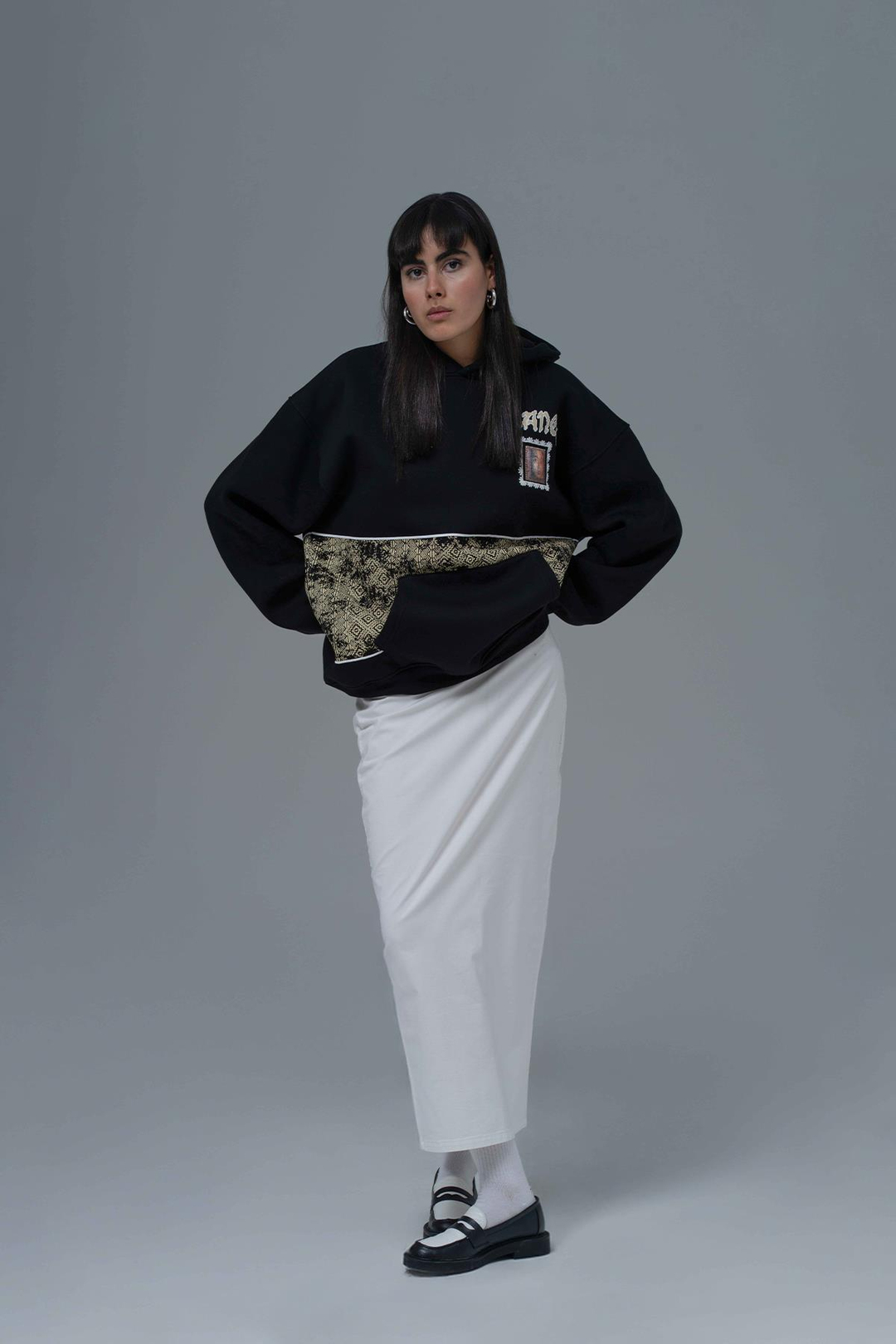 Change Oversize Sweatshirt Kadın Siyah