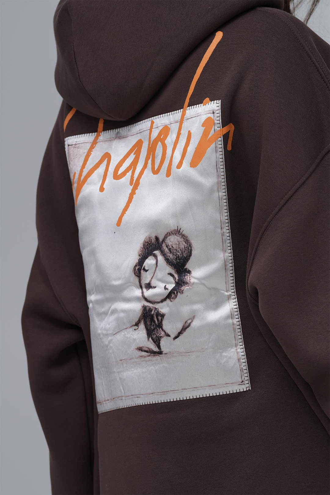 Chaplin Oversize Sweatshirt Kadın Kahverengi