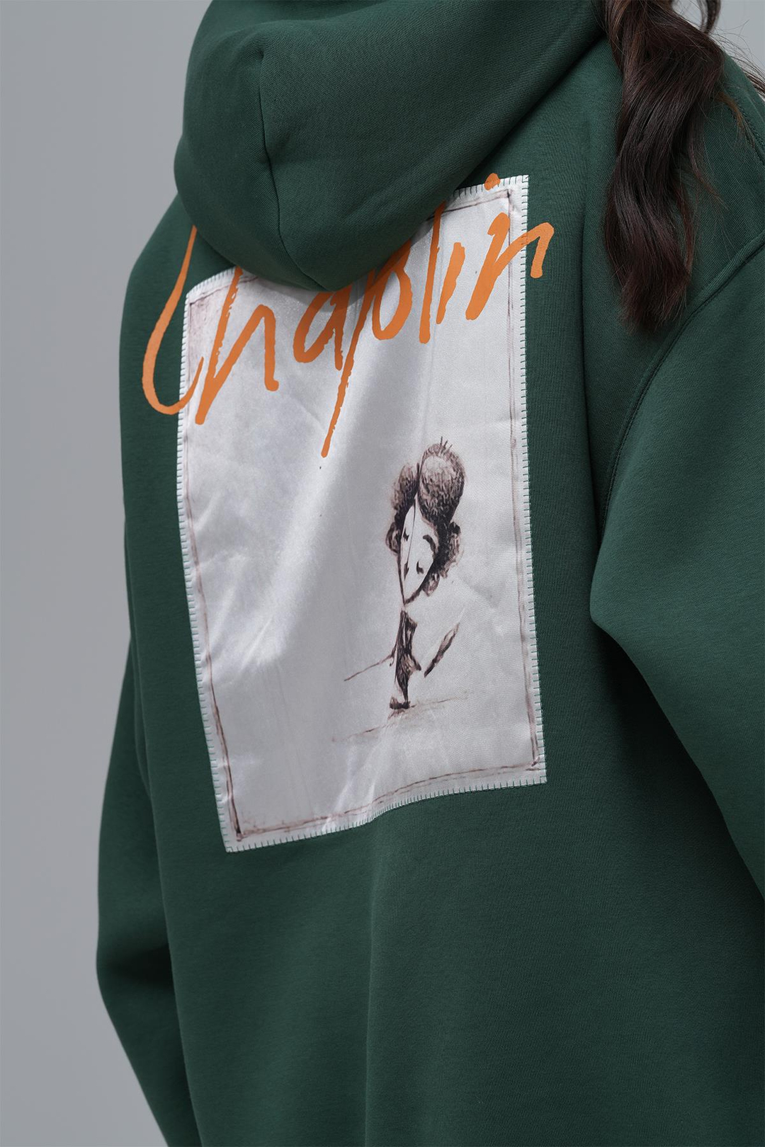 Chaplin Oversize Sweatshirt Kadın Yeşil