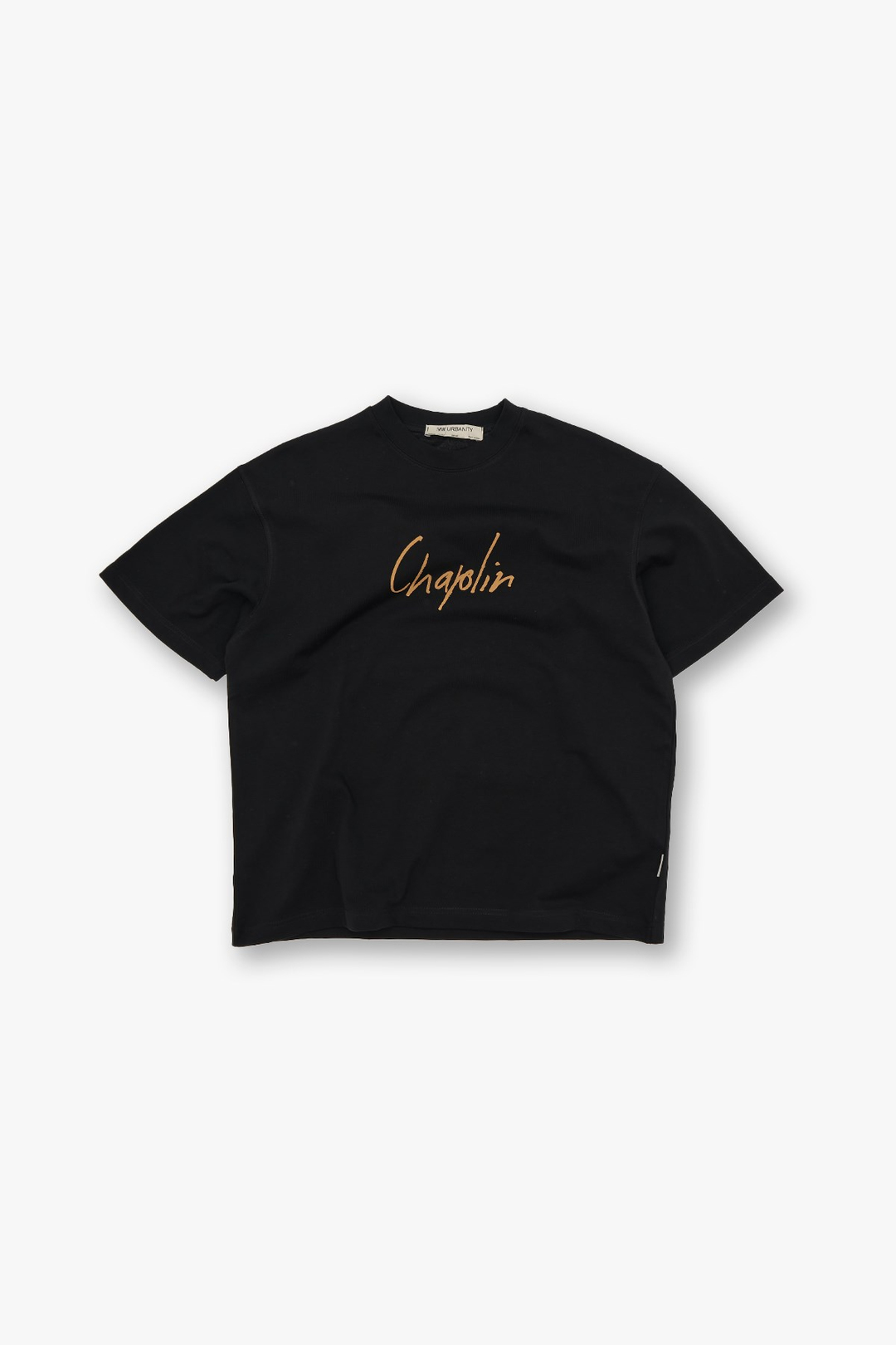 Chaplin Oversize Tişört Erkek Siyah