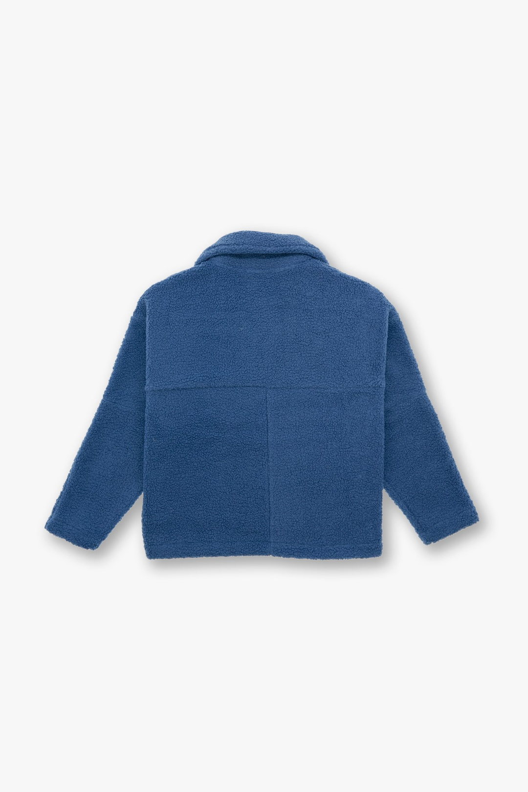 Classic Haven Oversize Welsoft Ceket Kadın Mavi